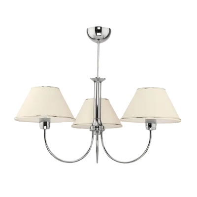 Lustre avec abat-jour