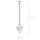 Lampes suspendues dextérieur or antique SALZBURG style Tiffany