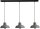 Suspension industrielle Lampe &agrave; suspendre en anthracite