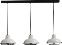 Suspension industrielle E27 en blanc