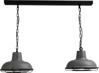 Suspension industrielle E27 en anthracite