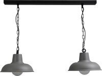 Industrie K&uuml;chenlampe in Anthrazit