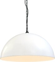 Lampe &agrave; suspendre design LARINO Blanc &Oslash;50cm...