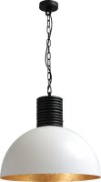 Lampe à suspendre LARINO Blanc Or Ø50cm E27...