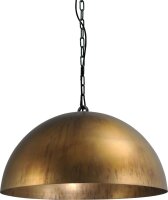 Suspension industrielle laiton antique &Oslash;50cm LARINO