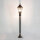 Lampe dallée avec détecteur de mouvement en noir cuivre