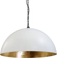 Premium Lampe &agrave; suspendre blanc or grand...