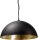 LARINO H&auml;ngelampe Grau Metall Gold &Oslash;60cm Industrie