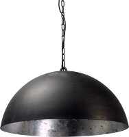LARINO Lampe &agrave; suspendre Gris M&eacute;tal...