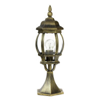 Petit lampadaire sur socle pour lextérieur or...