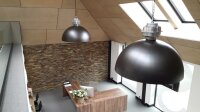 Lampe à suspendre XXL Ø80cm Gris...