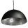 Industrie/Fabrik H&auml;ngeleuchte schwarz/silber &Oslash;100cm