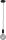 Suspension Retro noir dimmable TESSI