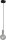 Suspension noire Nickel mat Vintage TESSI