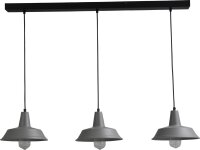 Lampe &agrave; suspendre design gris &Oslash;25cm 3xE27...