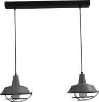 Suspension Gris &Oslash;25cm 2-flmg Grille...