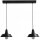 Design H&auml;ngelampe Grau &Oslash;25cm E27 Ziergitter PRATO