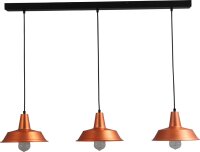 Suspension design cuivre 3xE27 &Oslash;25cm fait main