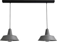 Design Suspension Gris &Oslash;35cm fait main 2flmg
