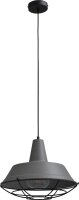 Suspension design gris Ø35cm grille...