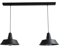 Suspension industrielle Lampe de cuisine noire
