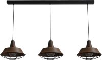 Suspension design brun antique &Oslash;35cm 3xE27 PRATO