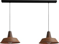 Loft Lampe &agrave; suspendre Marron antique L:130cm...