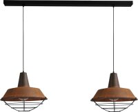 Premium Lampe à suspendre Brun antique...