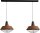 Premium Lampe &agrave; suspendre Brun antique &Oslash;45cm grille d&eacute;corative
