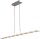 Dimmbare LED Pendelleuchte Glasschirm Nickel matt