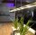 Dimmbare LED Pendelleuchte Glasschirm Nickel matt