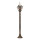 Lampadaire extérieur cuivre antique style Tiffany SALZBURG