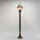 Lampadaire extérieur cuivre antique style Tiffany SALZBURG