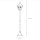 Lampadaire extérieur cuivre antique style Tiffany SALZBURG