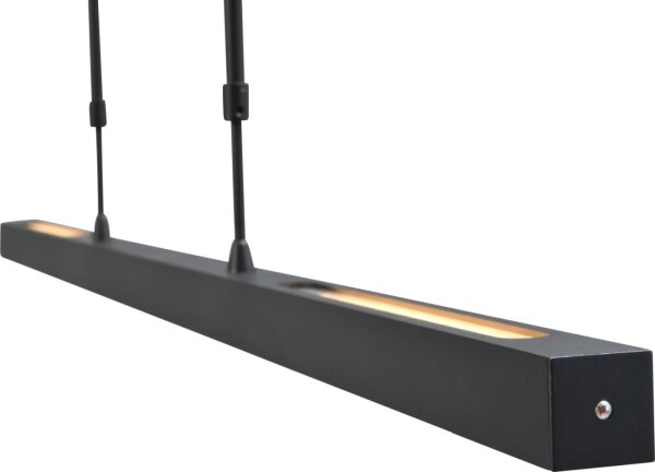 Dimmbare LED Pendelleuchte Hängelampe Nickel dunkel