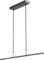 Dimmbare LED Pendelleuchte Hängelampe Nickel dunkel