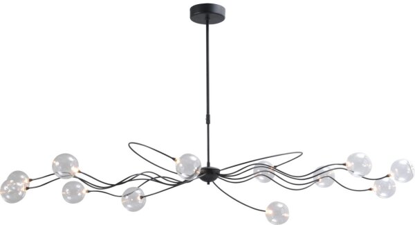 Suspension décorative LED GIO noire avec variateur dintensité