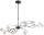 Suspension décorative LED GIO noire avec variateur dintensité