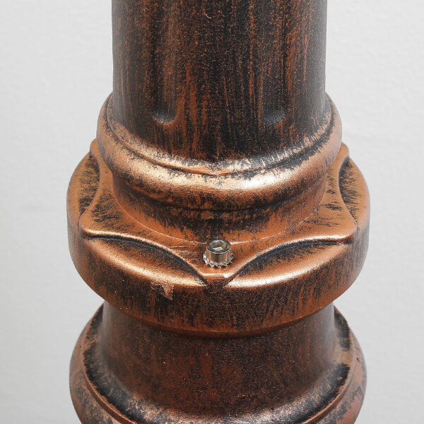 Candélabre rustique BREST cuivre antique 2 bras E27