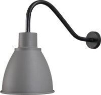 Lampe dh&ocirc;tel E27 en anthracite