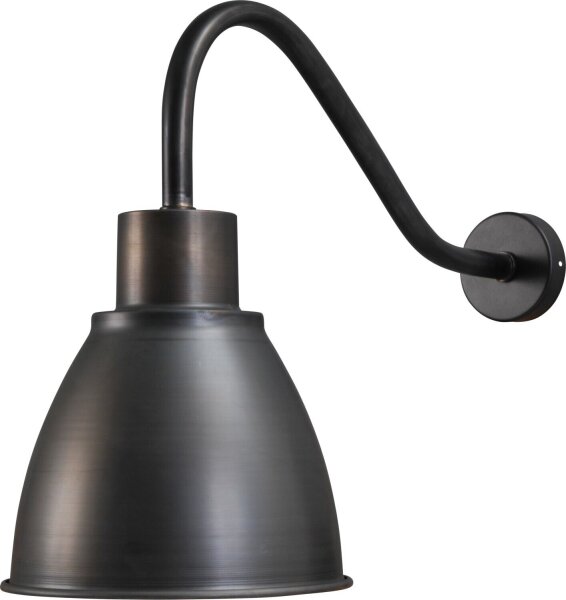 Lampe dhôtel en métal noir et rouge