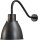 Lampe dh&ocirc;tel en m&eacute;tal noir et rouge