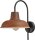 Applique murale industrielle en rouille marron