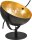 Tischlampe Grau Metall Gold &Oslash;30cm beweglich LARINO