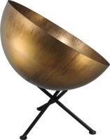 Lampe de table industrielle en laiton antique...