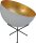 Lampadaire Blanc Or &Oslash;60cm H:70cm Tripode LARINO