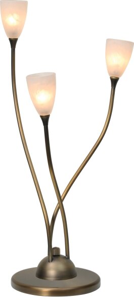 Lampe de table MOLTO 2 en laiton à intensité variable