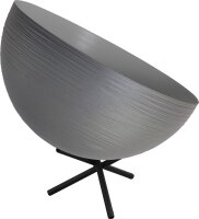 Lampe de table ronde CASCO en noir