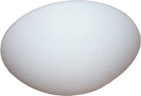 Lampe économique LED avec abat-jour en verre blanc...