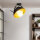 Design Deckenlampe Grau Metall Gold Ø30cm LARINO